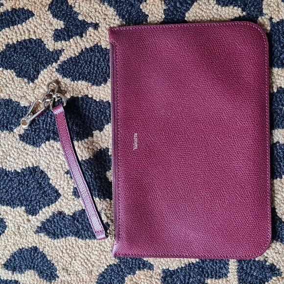 Valextra leather pouch